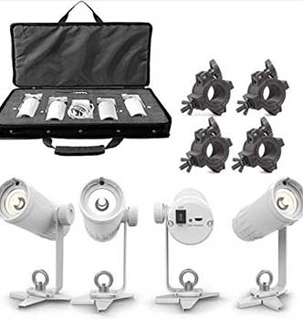 Four Wireless Battery Operated Lighting